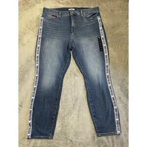 Tommy Hilfiger Jeans Women's Skinny Modulate 18 New Without Tags Anklet Snaps